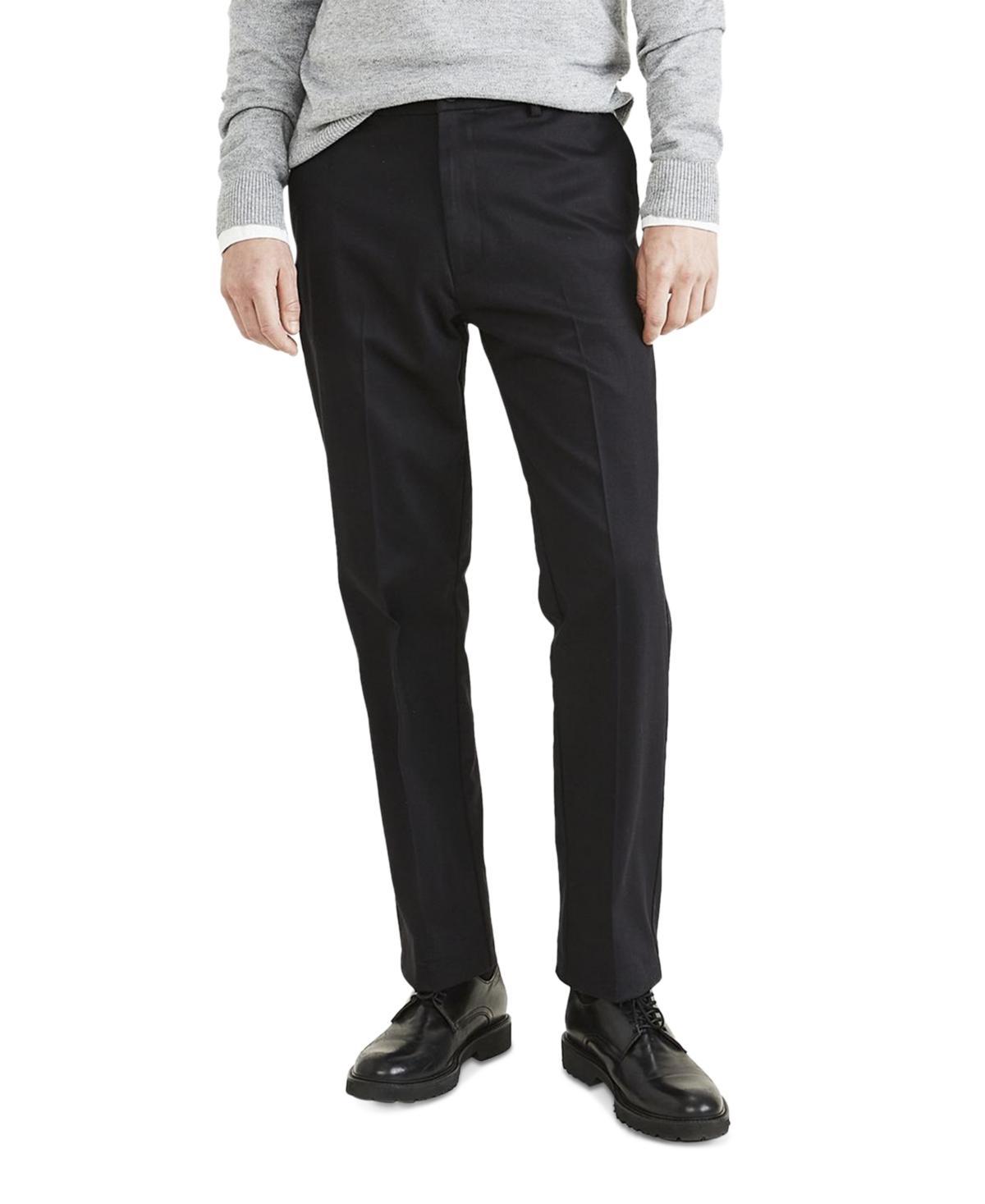 Big & Tall Dockers® Signature Iron Free Stain Defender Classic Fit Pants, Men's, Size: 48X30, Blue Blazer Product Image