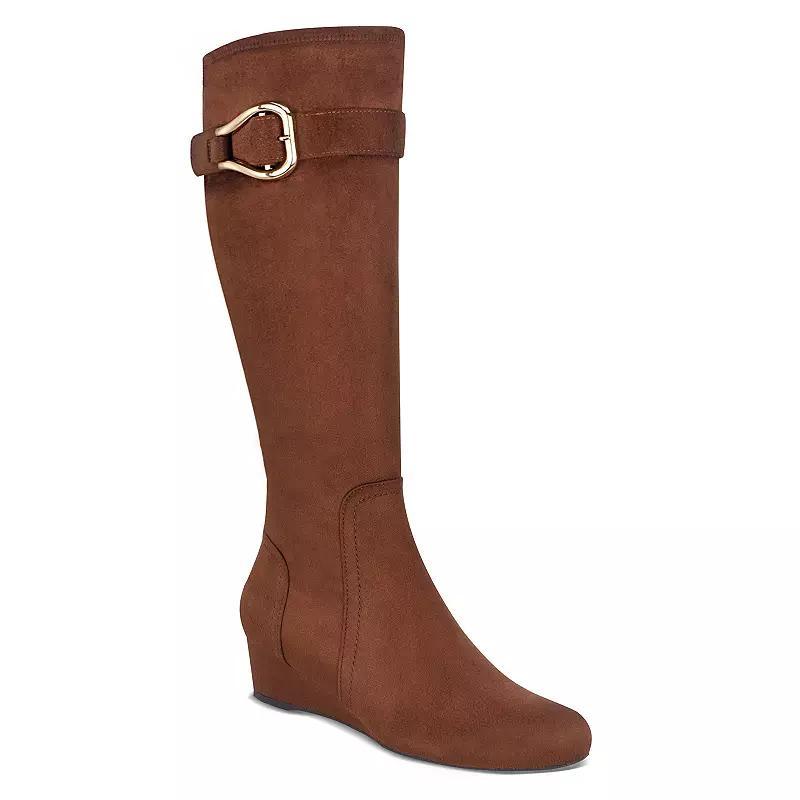 Journee Tru Comfort Foam™ Women's Ameylia Knee High Boots, Size: 5.5 W XWc, Gray Product Image