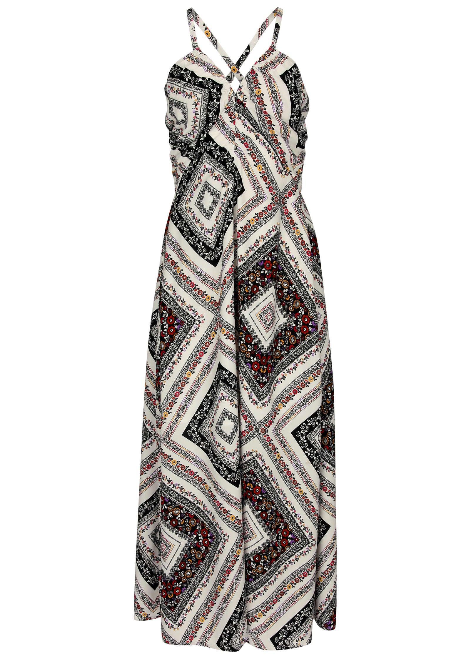 Strappy Back Maxi Dress - Summer Prairie Patchwork Floral Product Image