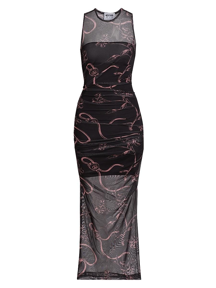 Womens Sheer Stretch Dress Product Image