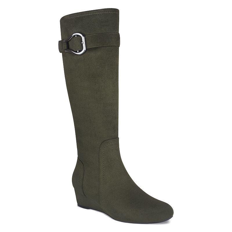 Journee Tru Comfort Foam™ Women's Ameylia Knee High Boots, Size: 12 W Wc, Ivory Product Image