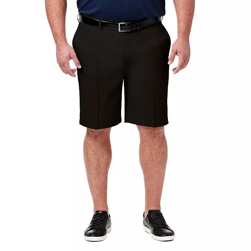 Big & Tall Haggar Cool 18 Flat-Front Pro Shorts, Mens Product Image