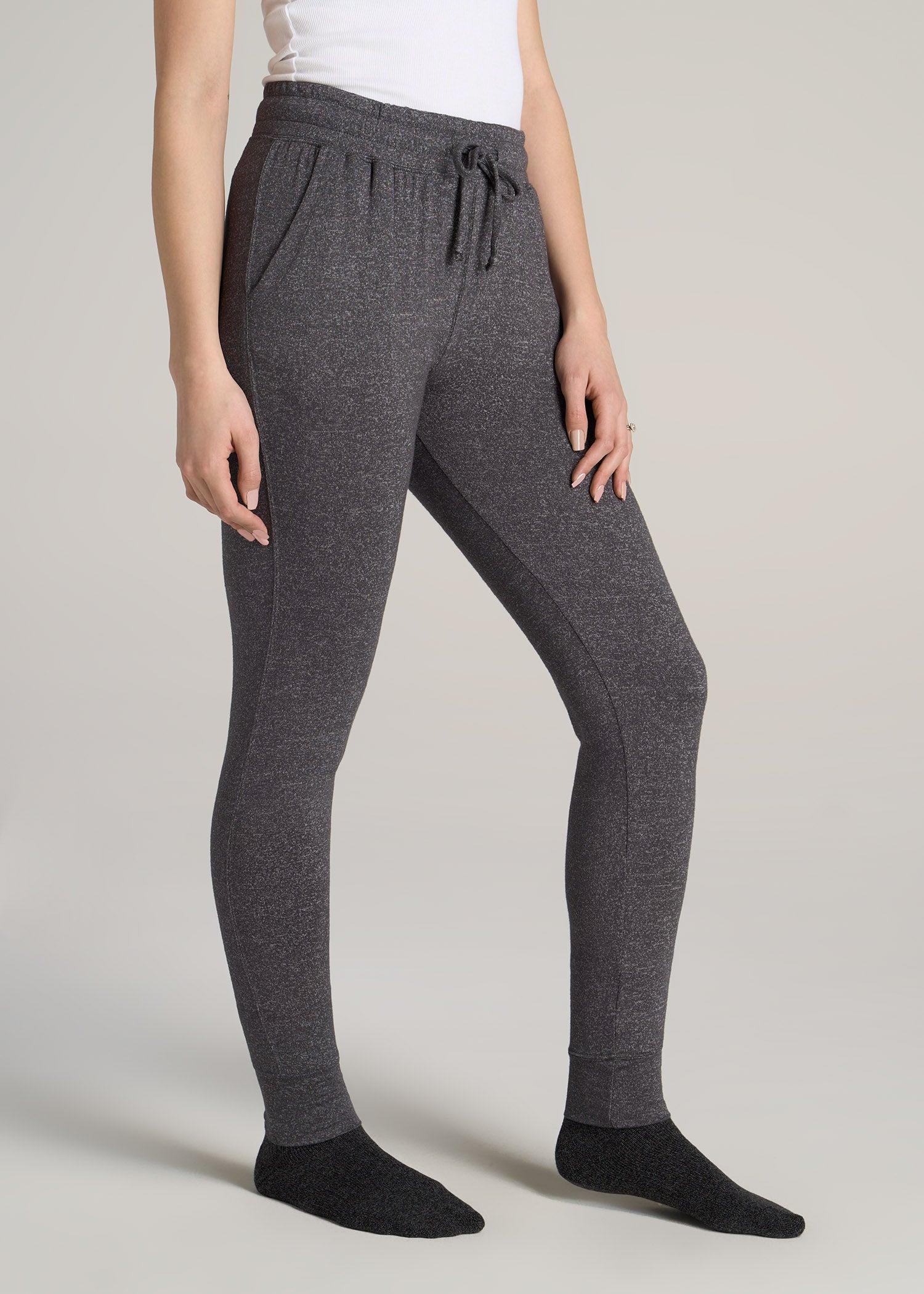 Cozy Lounge Joggers for Tall Women in Charcoal Mix Product Image