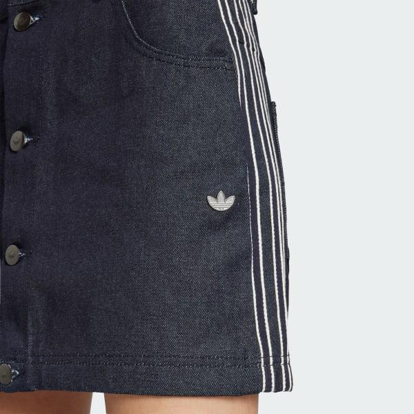 adidas Denim Skirt Indigo Denim 26 Womens Product Image