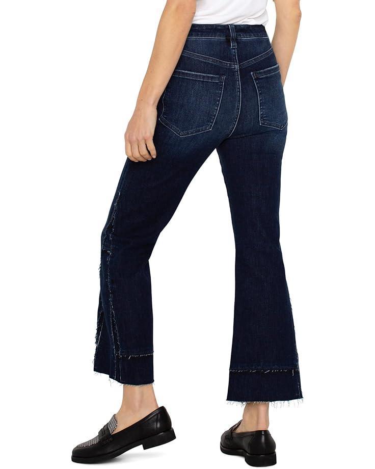 Women's Liverpool Los Angeles Hannah Crop Flare with Crafty Seaming Hi-Rise Stretch Denim in Upland Product Image