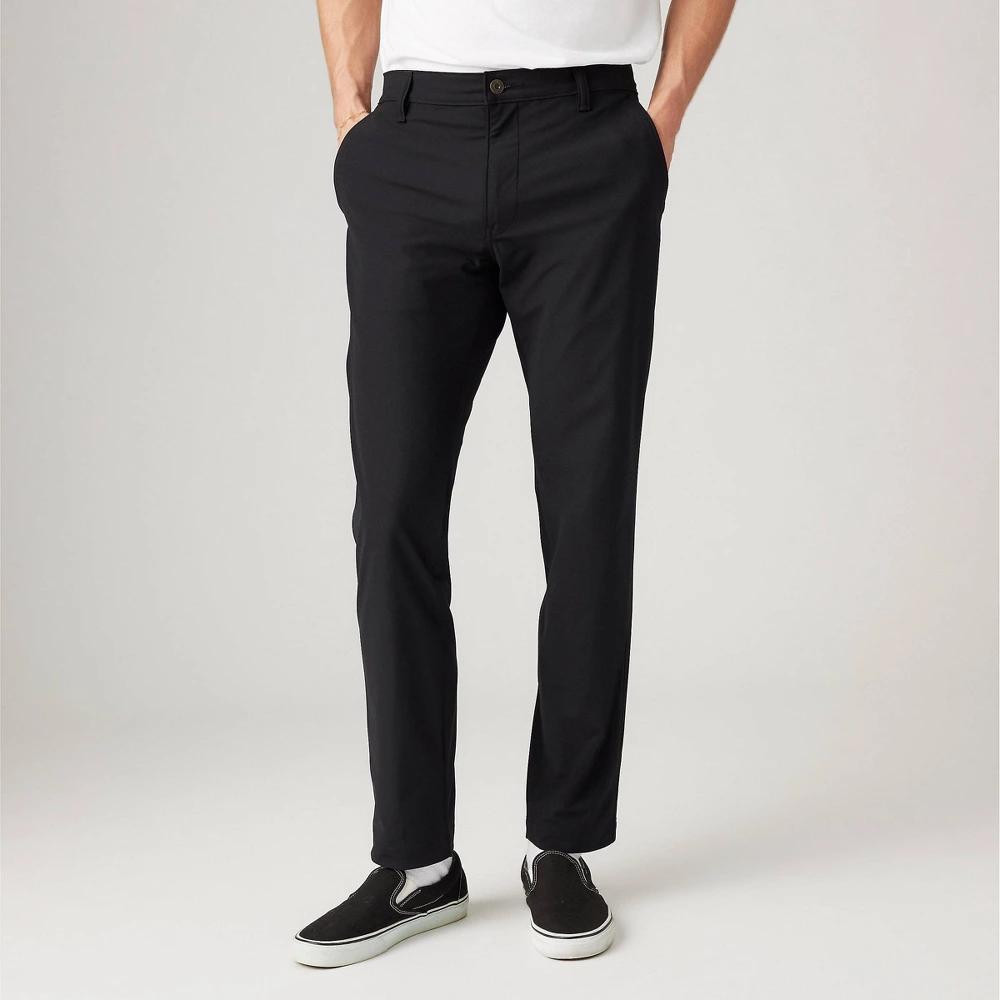 Levi's® Men's XX Tapered Tech Chino Pants - Black 34x30: Midweight, Stretch, Knit, Fly Button, Zipper Product Image