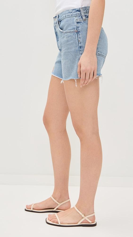AGOLDE Parker Long Loose Fit Vintage Shorts | Shopbop Product Image