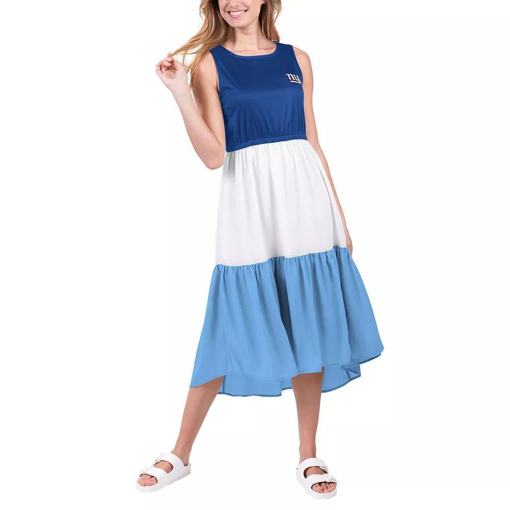 Womens G-III 4Her by Carl Banks /Blue Denver Broncos 12th Inning Colorblock Dress Product Image