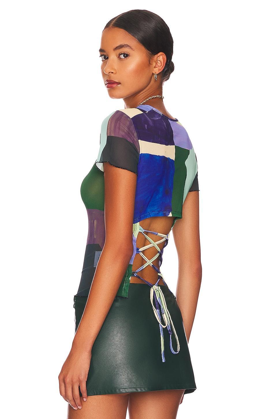 x Paloma Elsesser Lace Back Tee Miaou Product Image