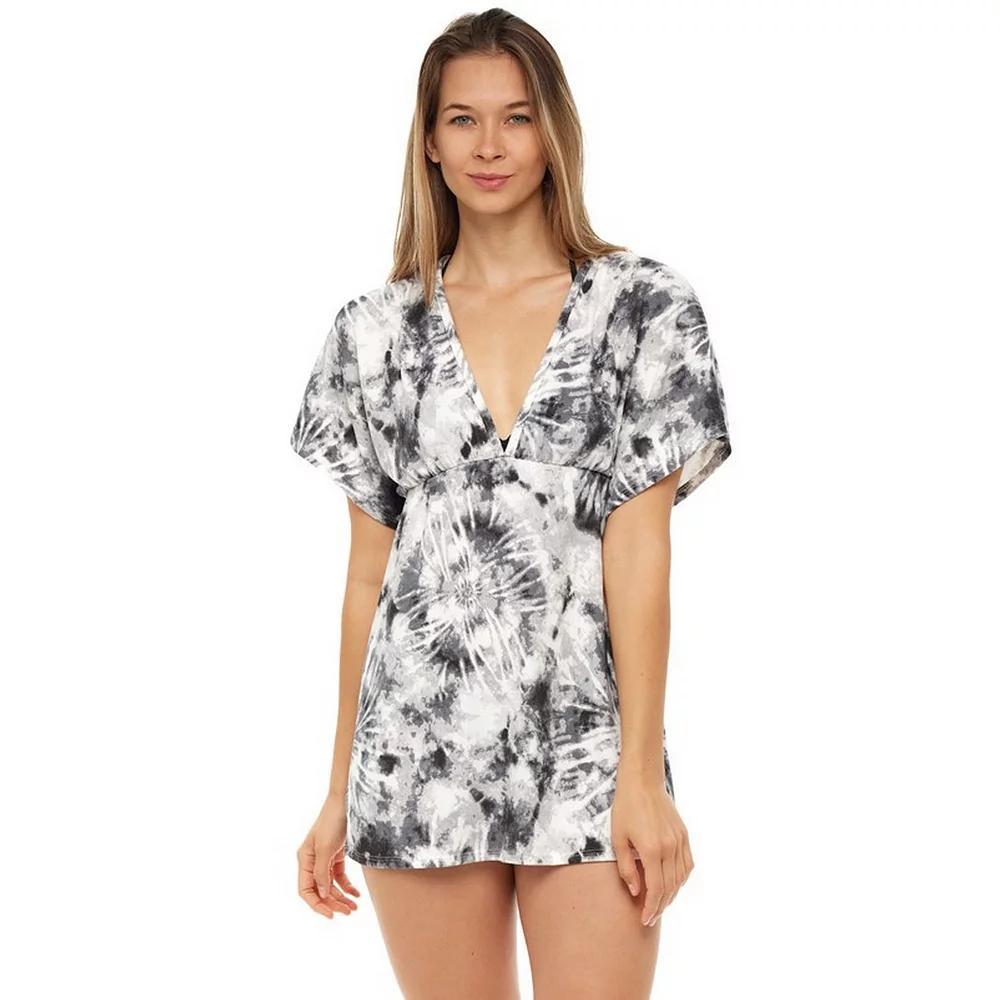Women's Jordan Taylor Dolman Sleeve Coverup Swim Tunic, Size: XL, Gray Ivy Product Image