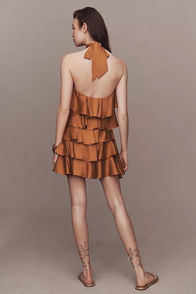 BHLDN Maria Rosette Ruffle Mini Dress Product Image