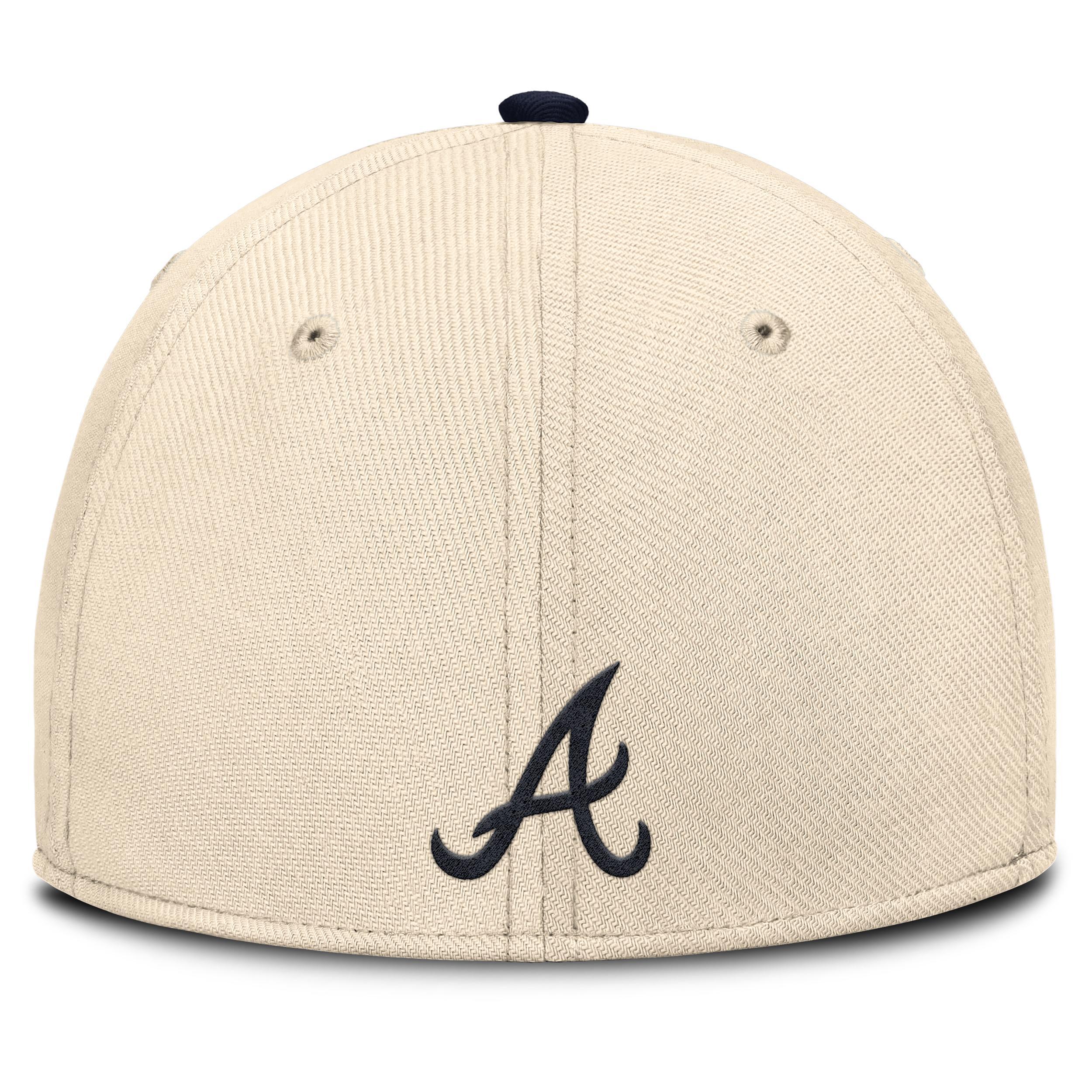 Atlanta Braves Statement Rise Swoosh Men's Nike Dri-FIT MLB Hat Product Image