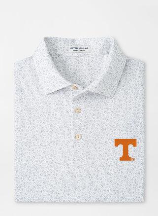 Peter Millar Mens Tennessee Blitz Performance Polo | Color: White / Gale Grey | Size: XL Product Image