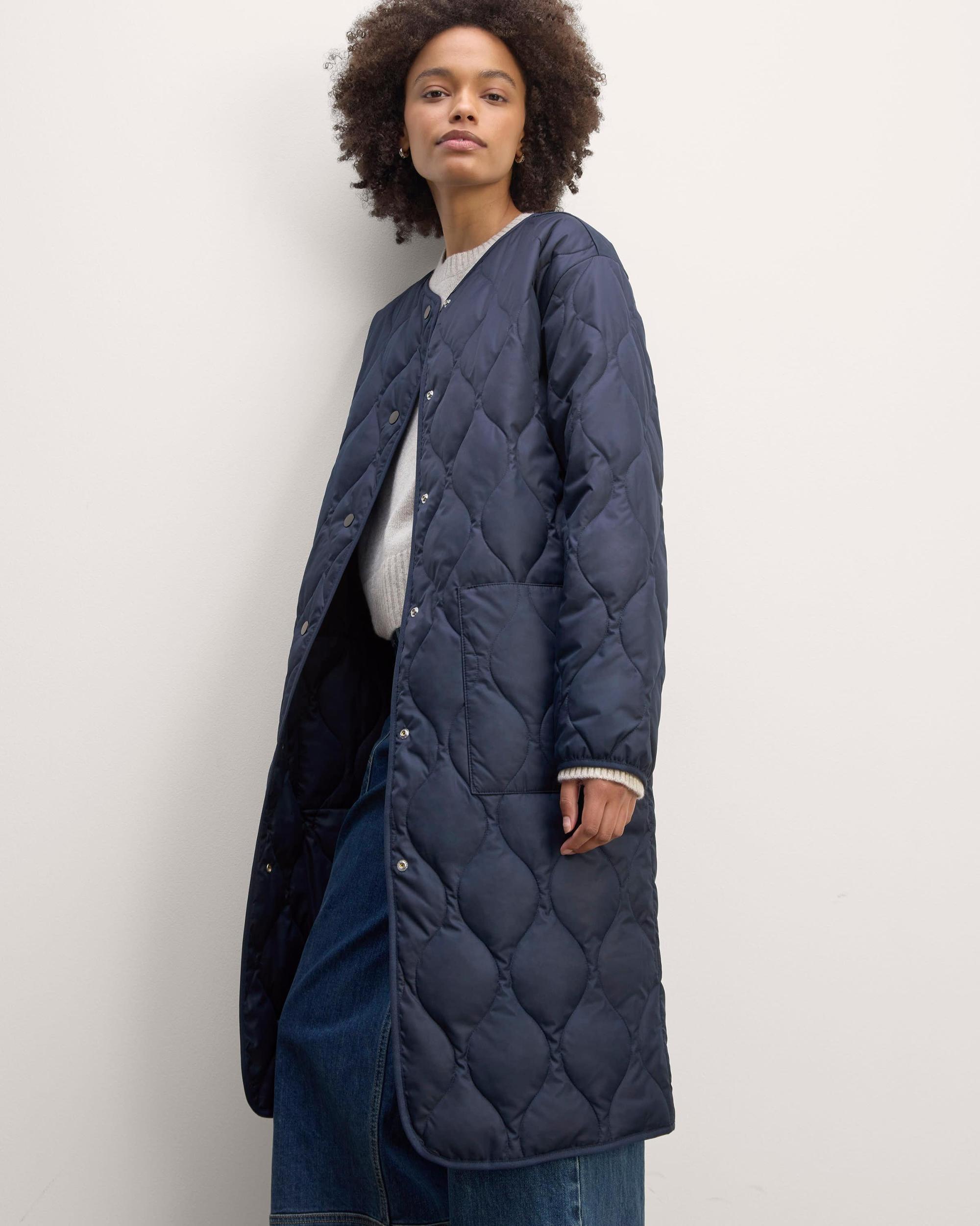 The Long Quilted Liner Product Image