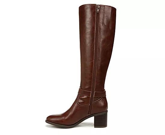 LifeStride Legend Women's Tall Heeled Riding Boots in Regular and Wide Calf, Size: 8.5, Brown Product Image