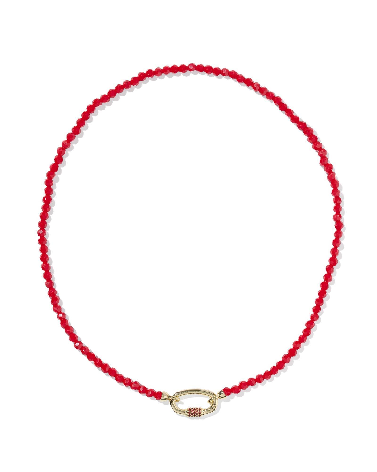 Emery Gold Beaded Strand Necklace Product Image