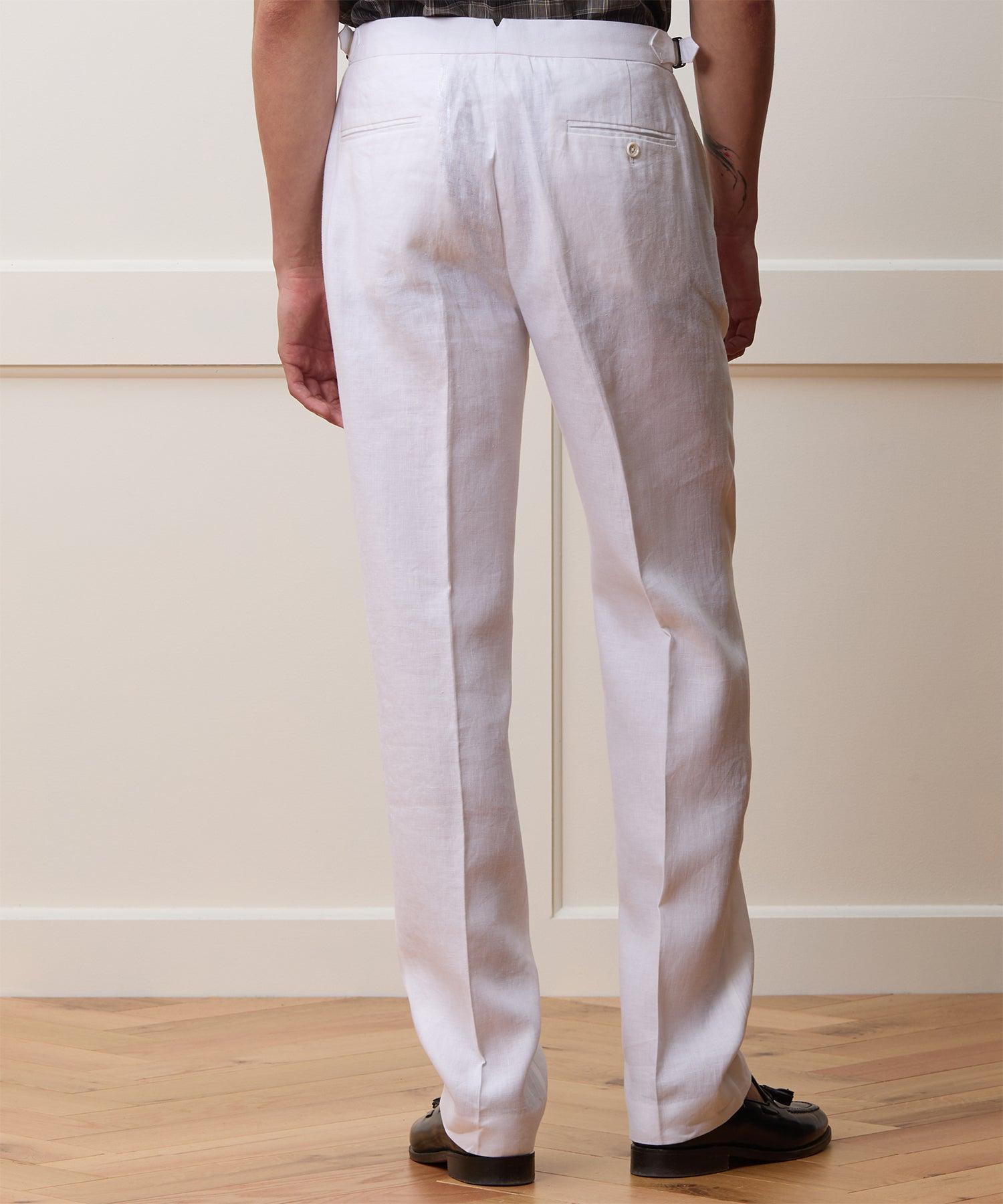 Irish Linen Side Tab Trouser Product Image