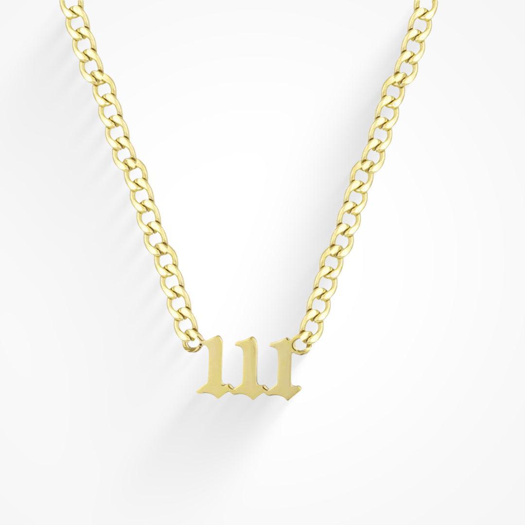 Angel Number Necklace Product Image