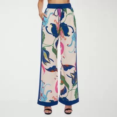 Premier Amour Womens Wide Leg Drawstring Pants Product Image