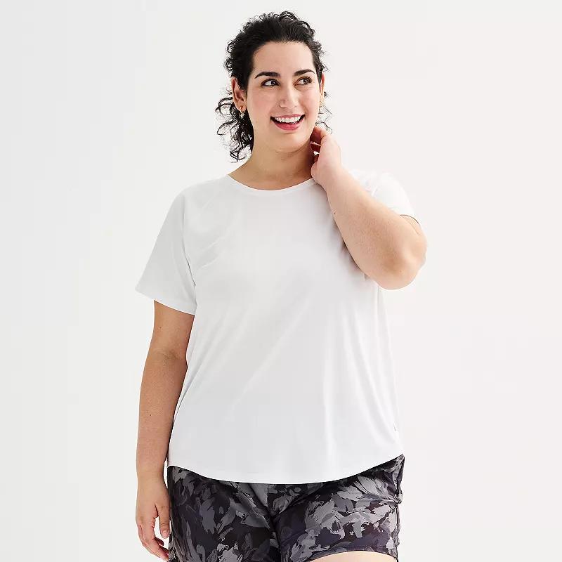 Plus Size Tek Gear® Dry Tek Short Sleeve Tee, Women's, Size: 4XL, Peyton Purple Product Image