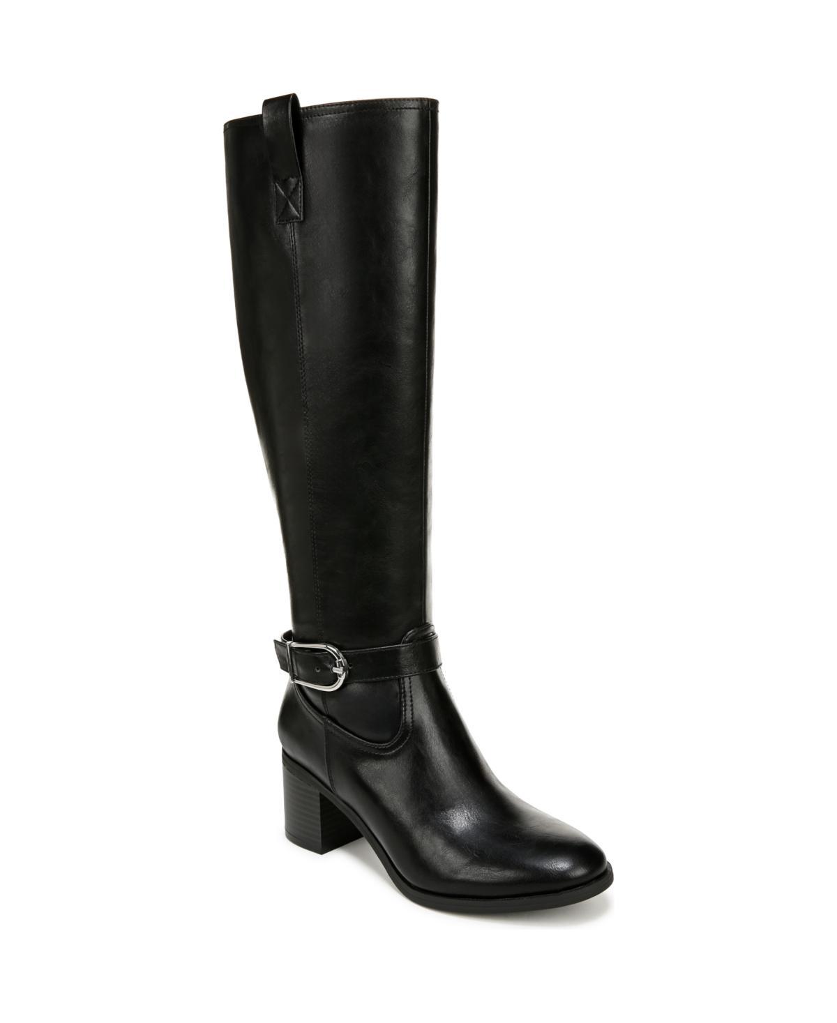 LifeStride Legend Women's Tall Heeled Riding Boots in Regular and Wide Calf, Size: 11 Wc, Black Product Image