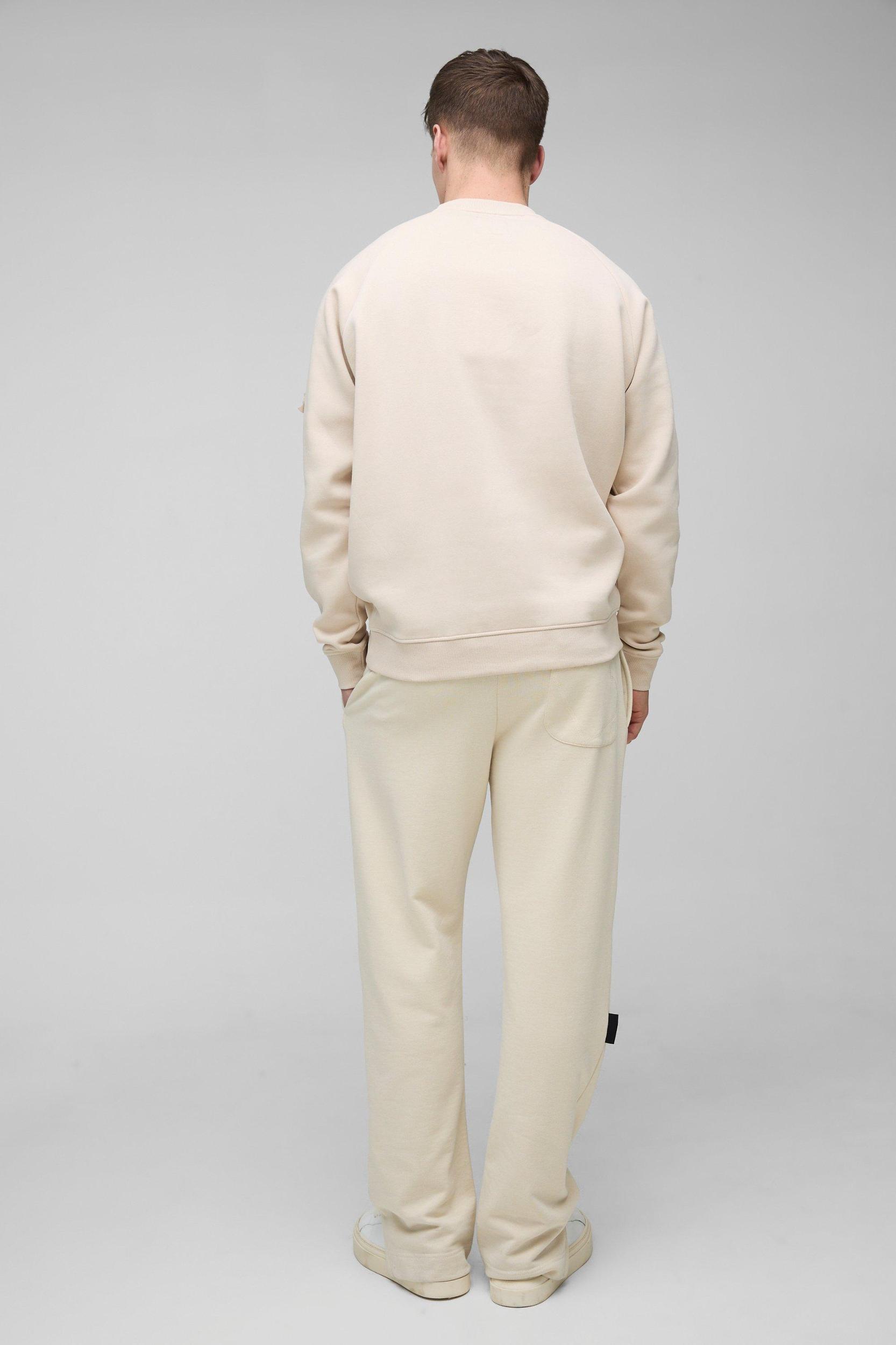 Tall Raglan Sweater | boohooMAN USA Product Image