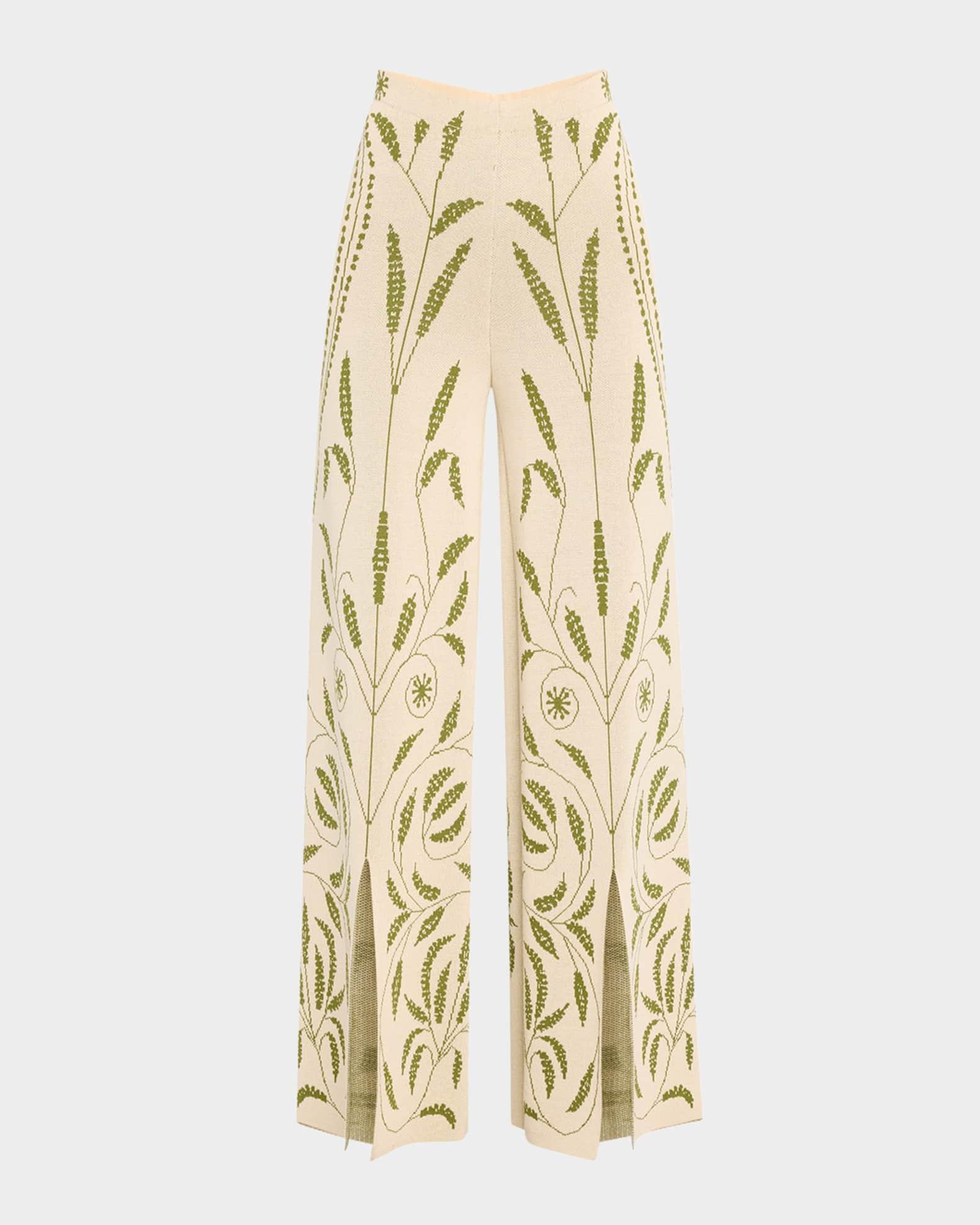 Isolt Botanical Jacquard Knit Vest Product Image