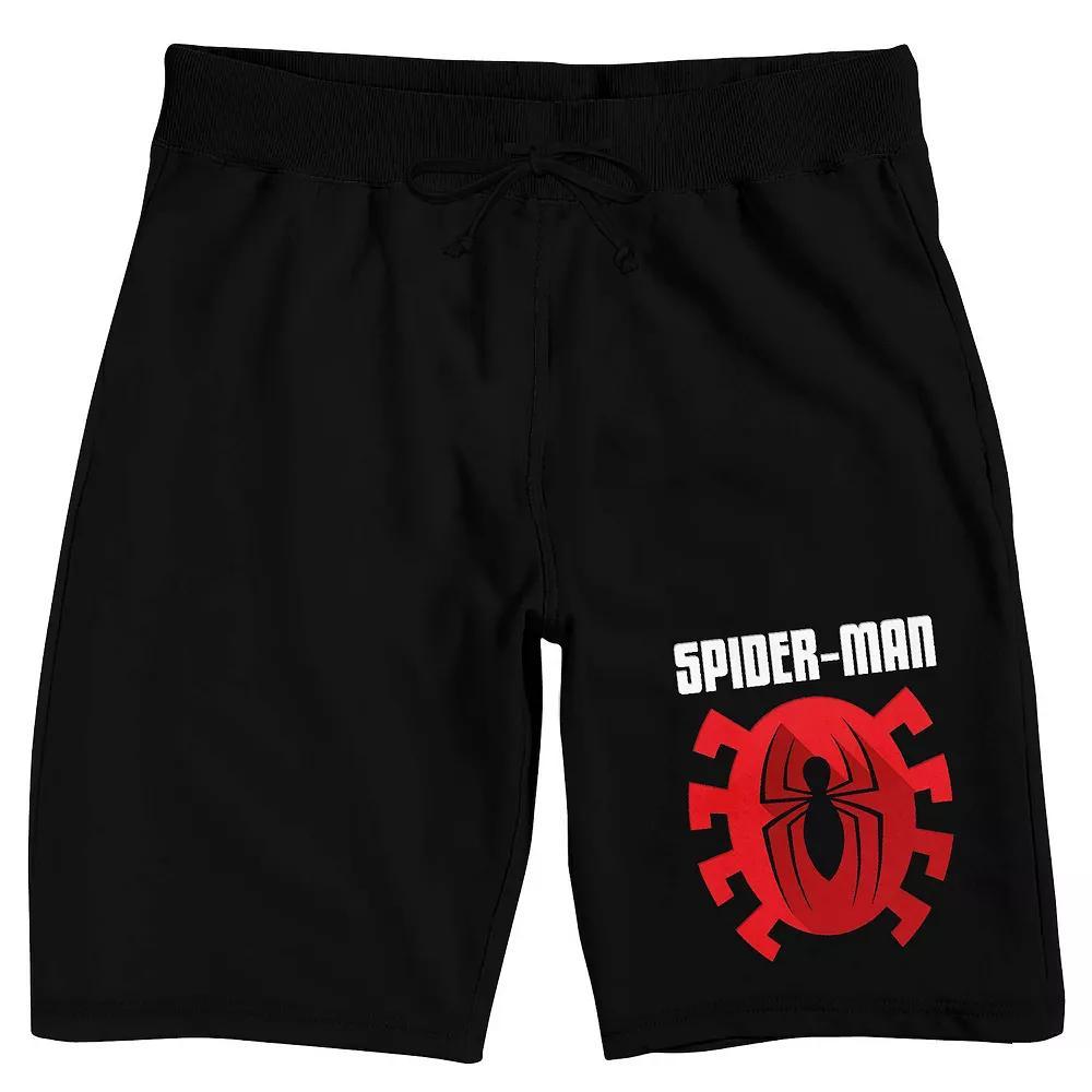 Mens Marvel Spider-Man Emblem Classic Sleep Shorts Product Image