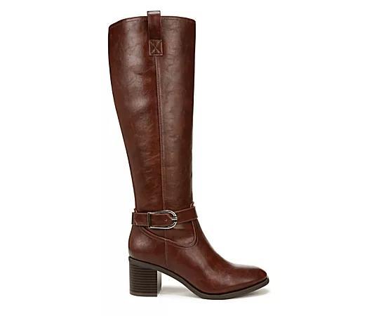 LifeStride Legend Women's Tall Heeled Riding Boots in Regular and Wide Calf, Size: 8.5, Brown Product Image