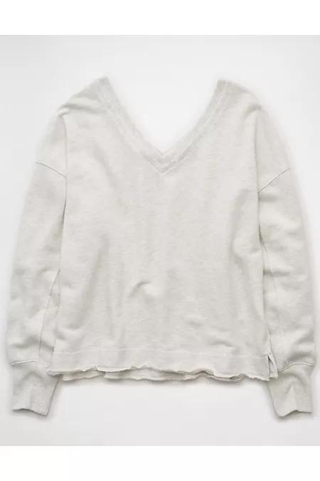 AE Saltwash Double V-Neck Sweatshirt Women's Product Image