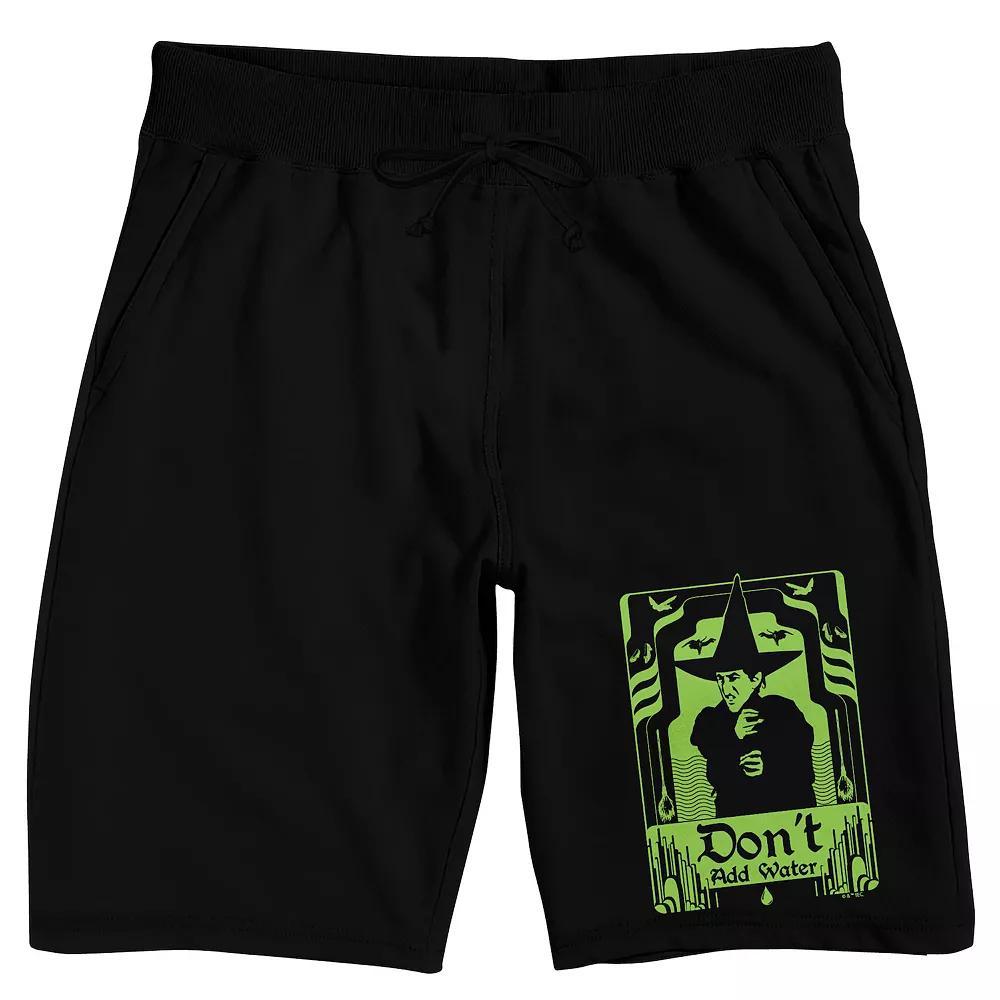 Men's Wizard Of Oz Wicked Sleep Shorts, Size: Small, Black Product Image