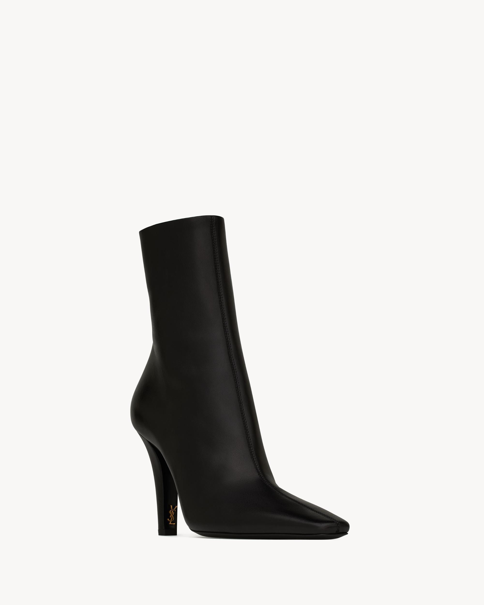 JILL booties in smooth leather Product Image