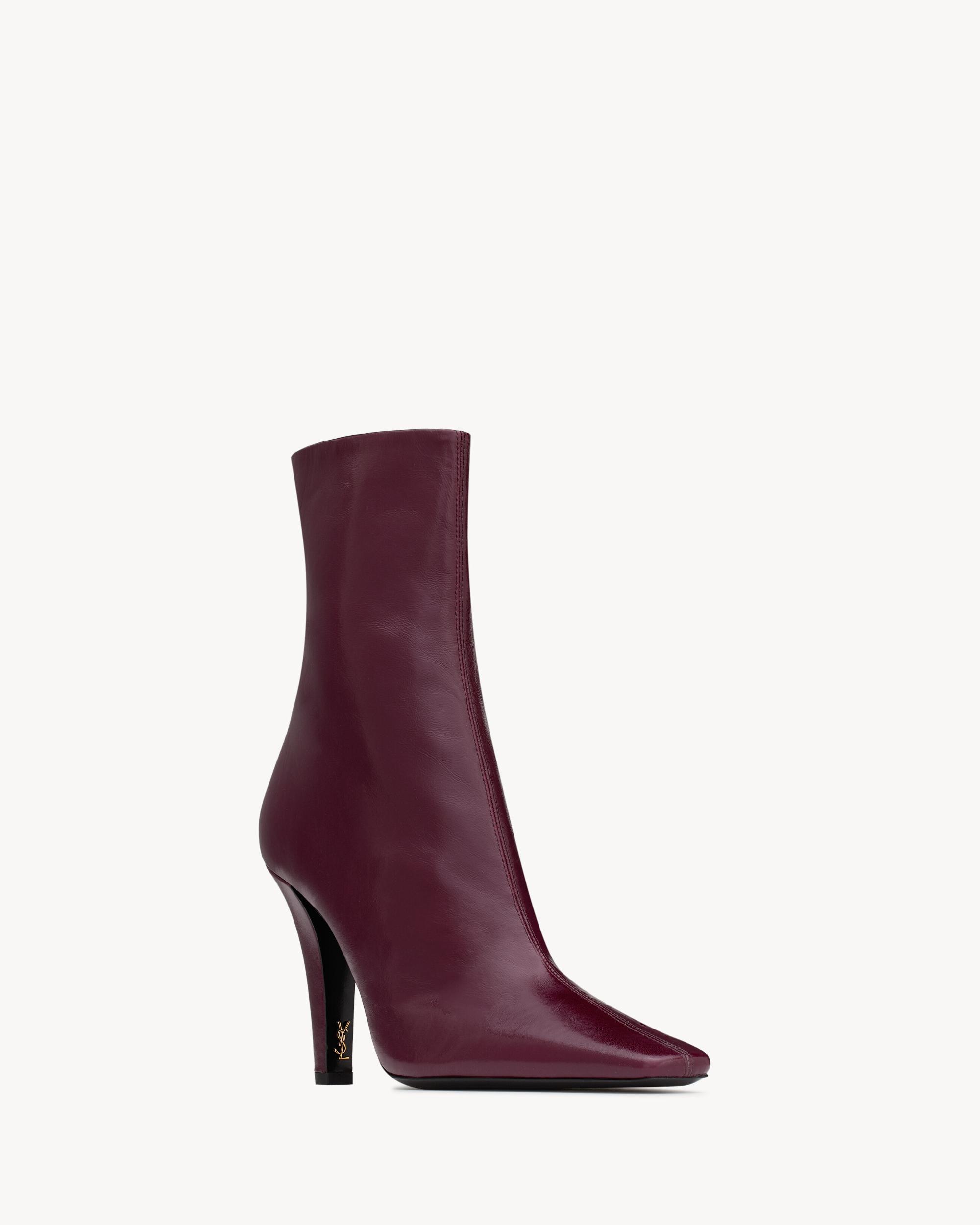 JILL booties in smooth leather Product Image