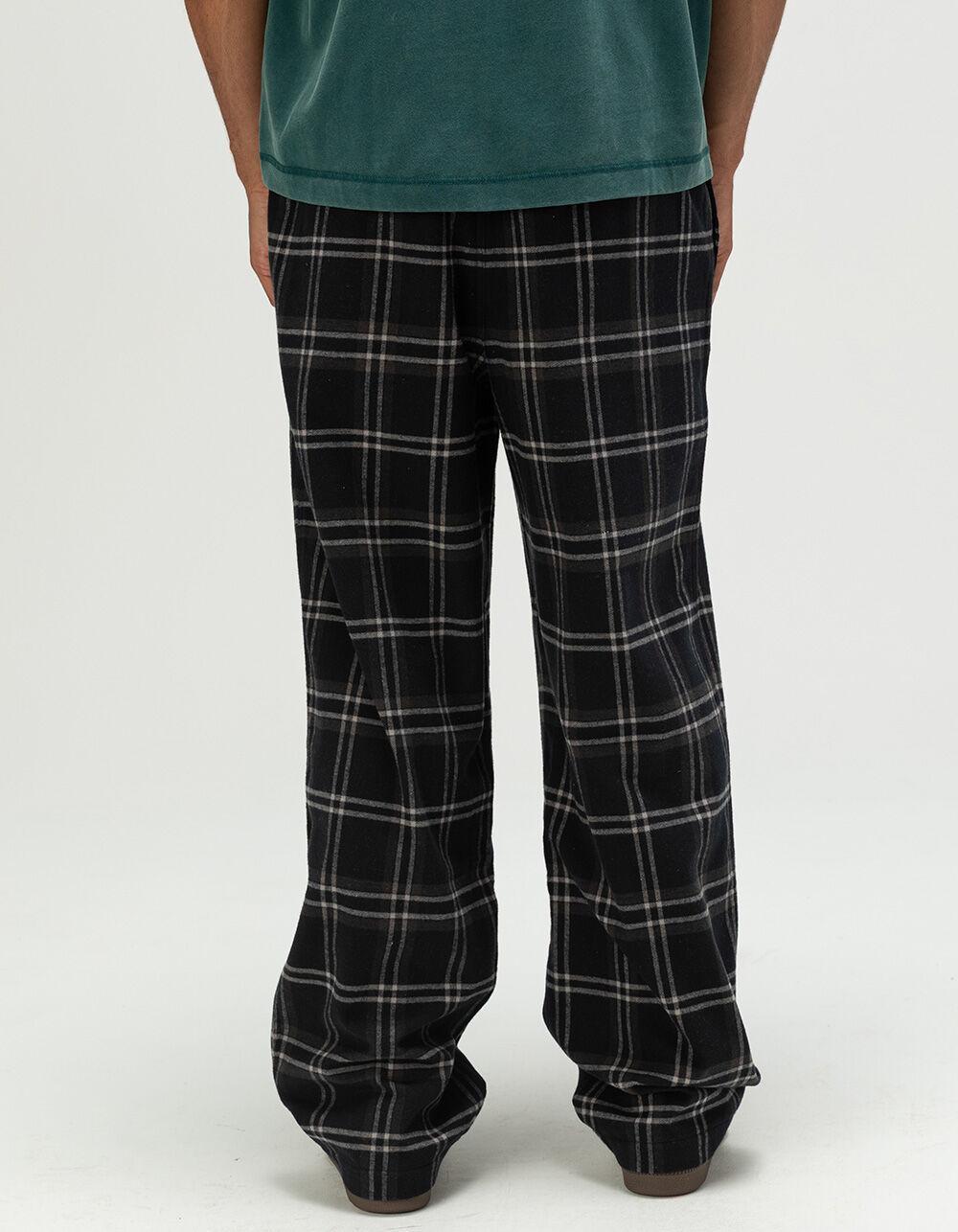 RSQ Mens Pajama Pants - BLK/DK GRY Product Image