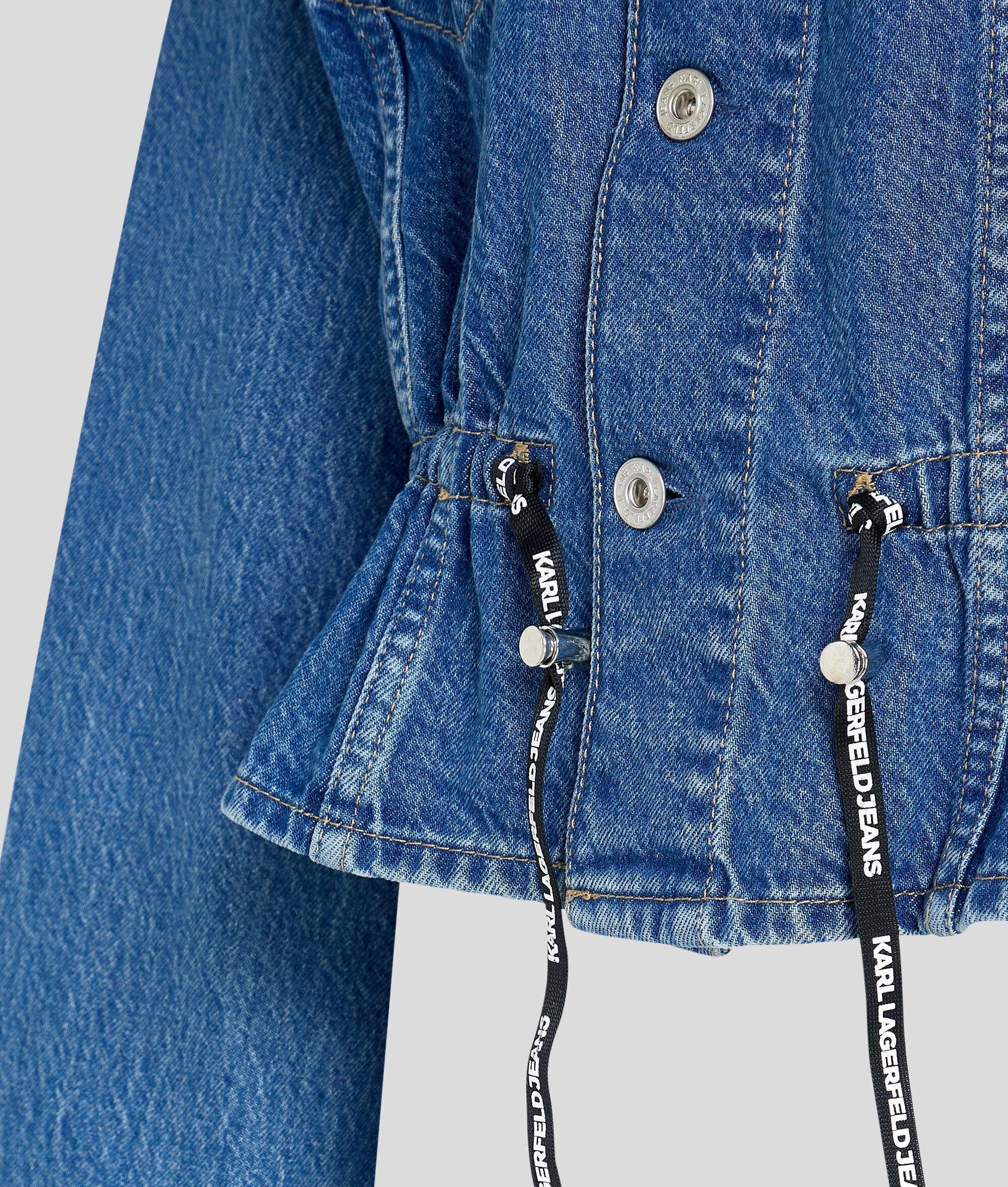 TIE WAIST DENIM JACKET Product Image