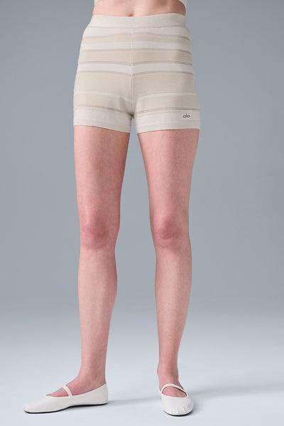 Sport Play High-Waist Knit Short - Ivory/Alabaster Product Image