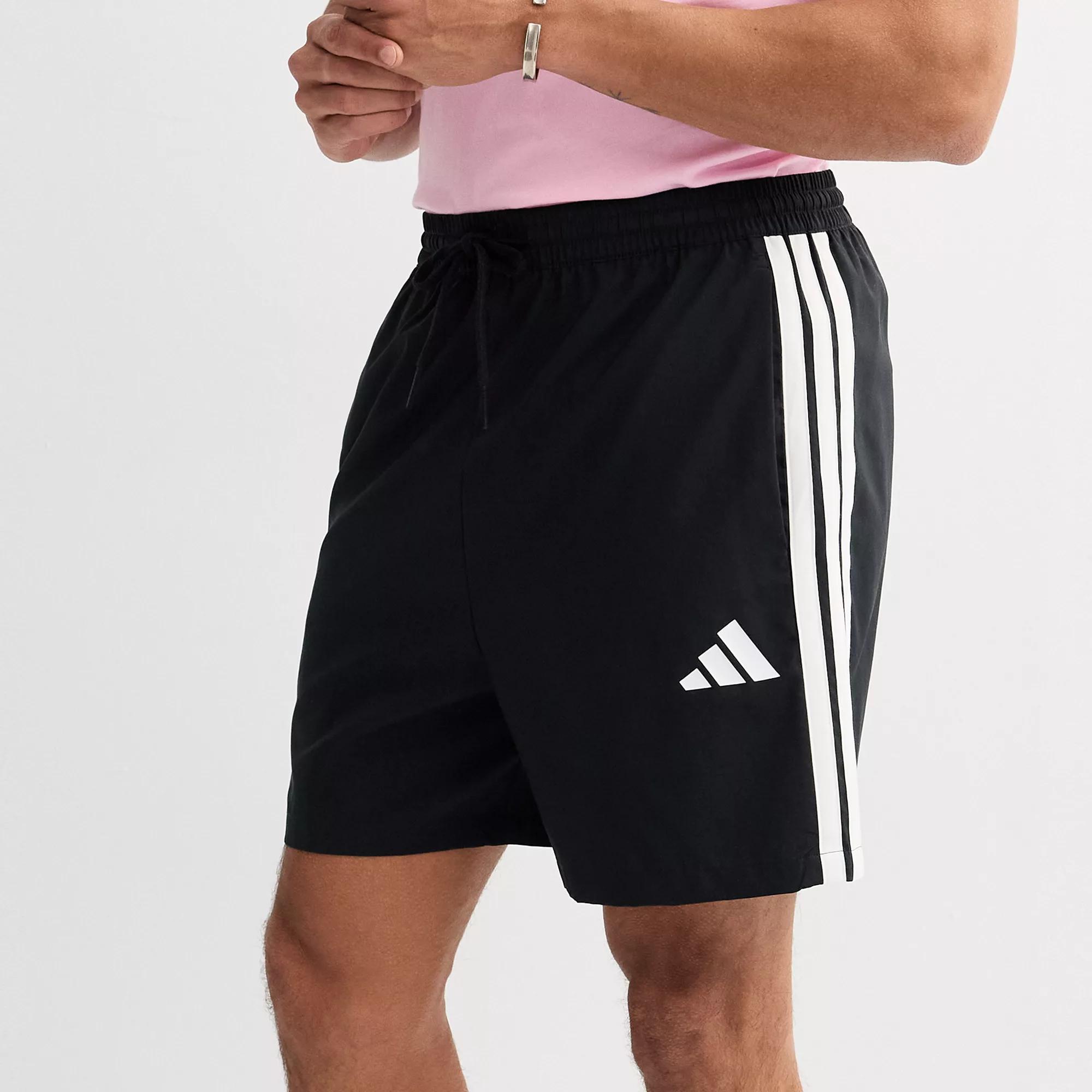 Men's adidas Essentials 3-Stripes Chelsea Sportswear Shorts, Size: XXL, Black Product Image