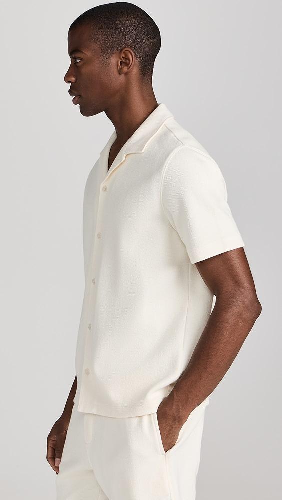 Vince Boucle Button Down Shirt | Shopbop Product Image