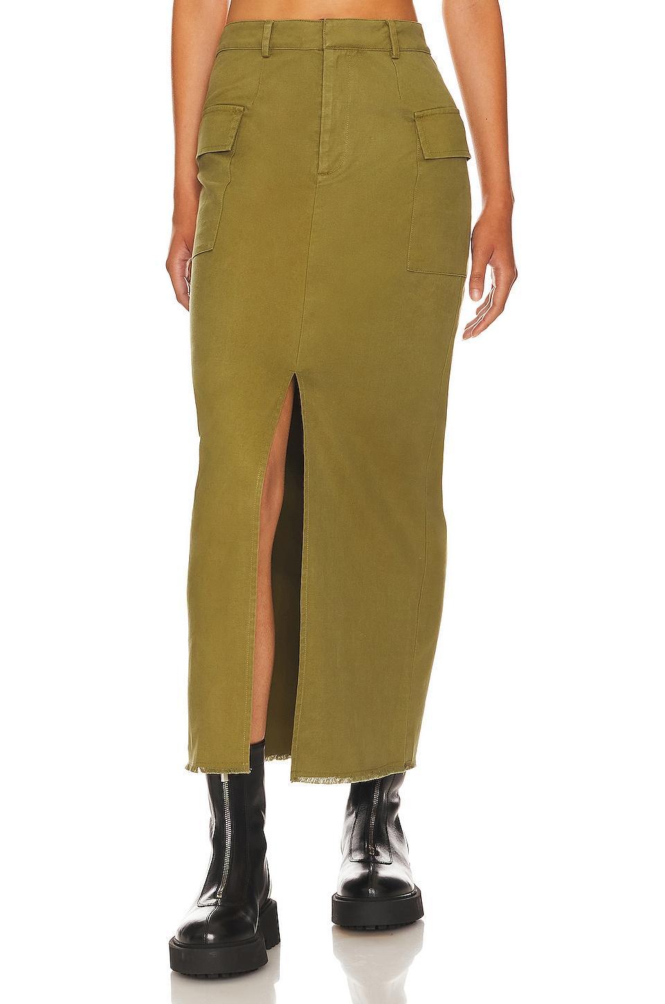 Summer Maxi Skirt Line & Dot Product Image