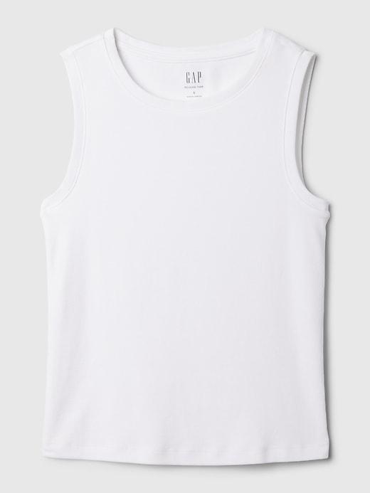 Linen-Blend Tank Top Product Image
