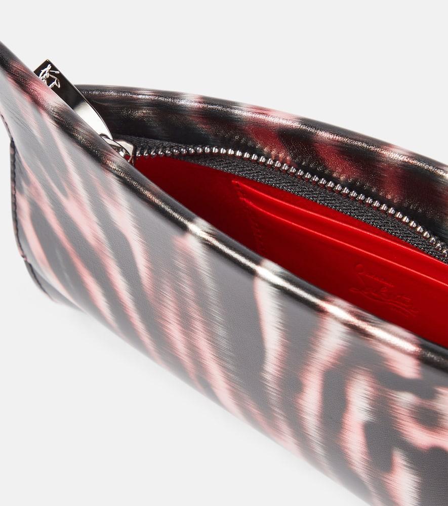 CHRISTIAN LOUBOUTIN Loubitwist Small Leather Clutch In Multicoloured Product Image