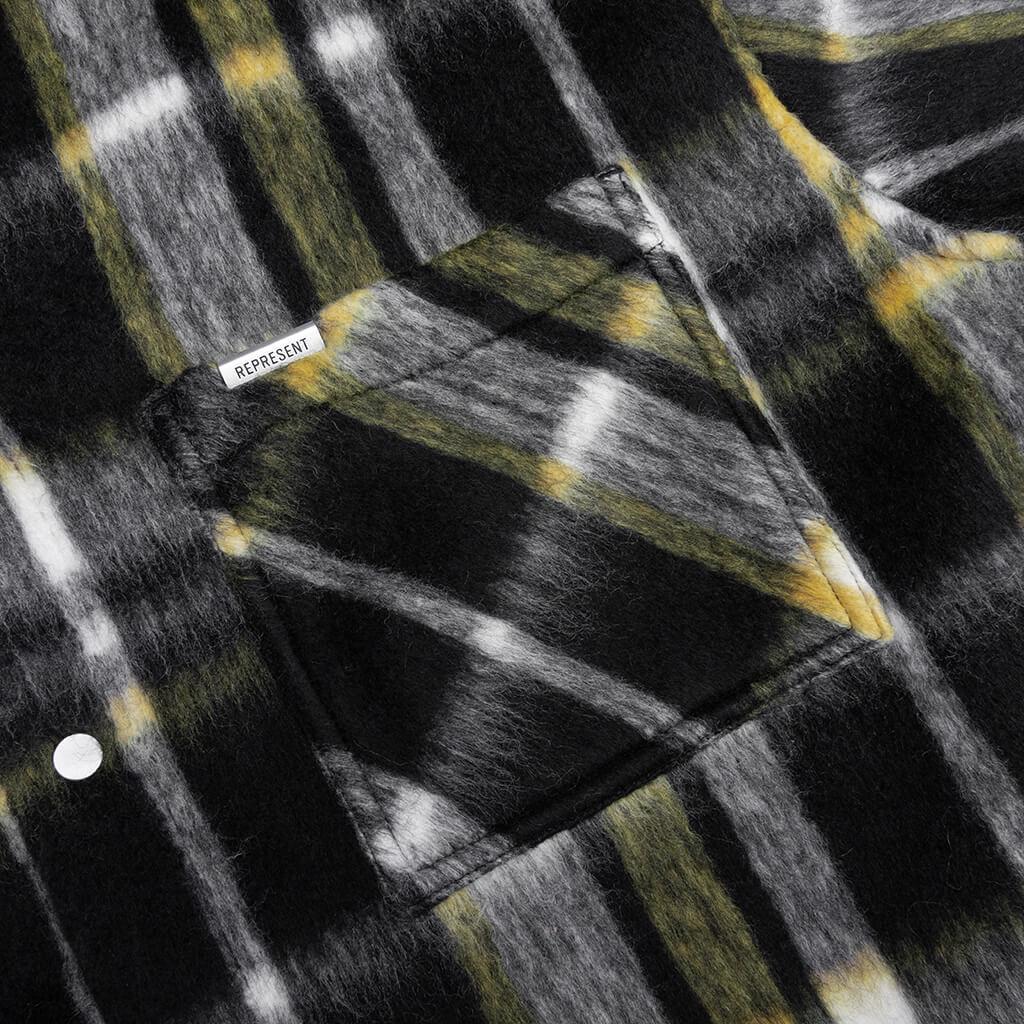 Textured Overshirt - Jet Black Male Product Image