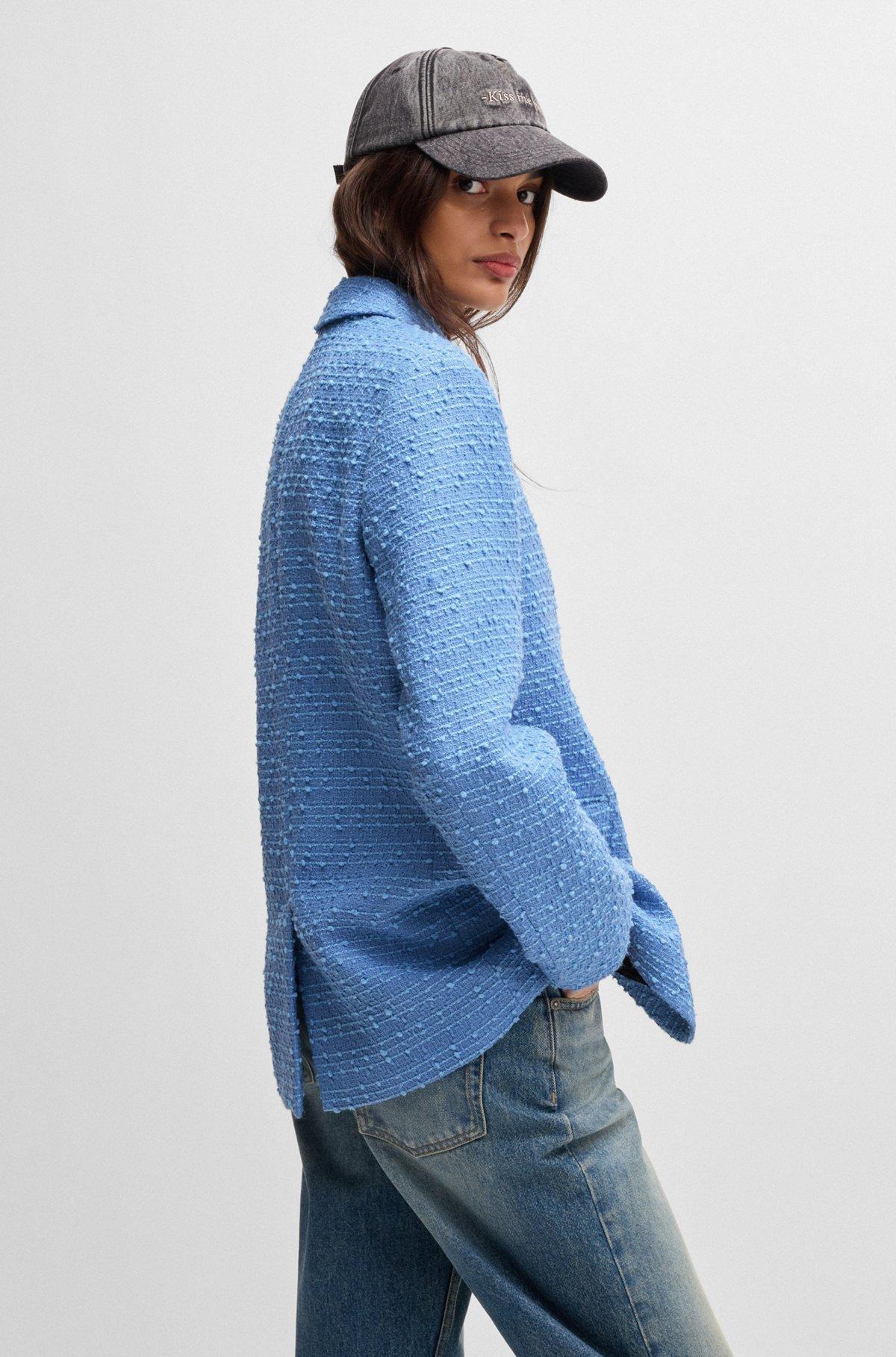 Relaxed-fit jacket in textured bouclé Product Image