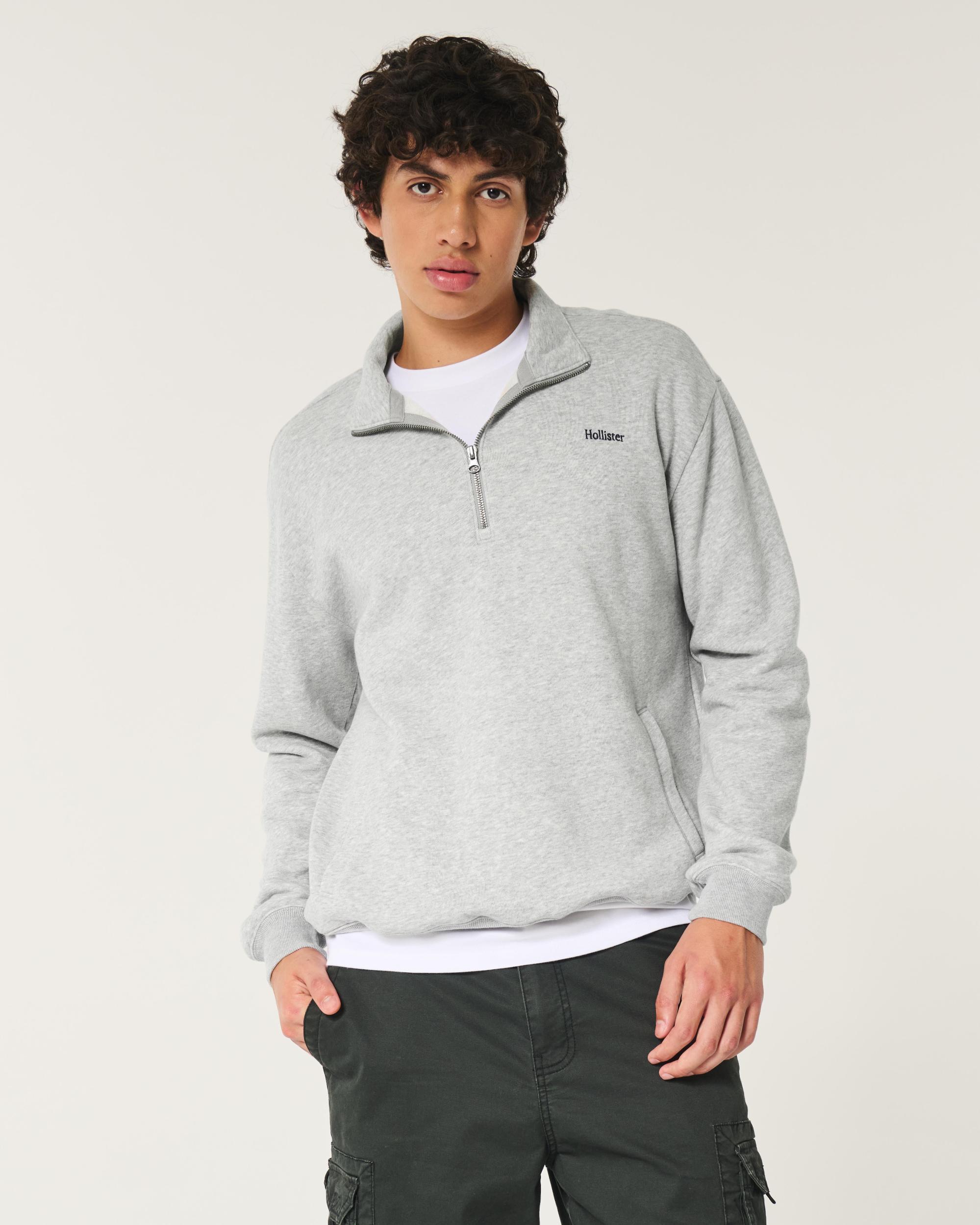 Relaxed Half-Zip Logo Sweatshirt Product Image