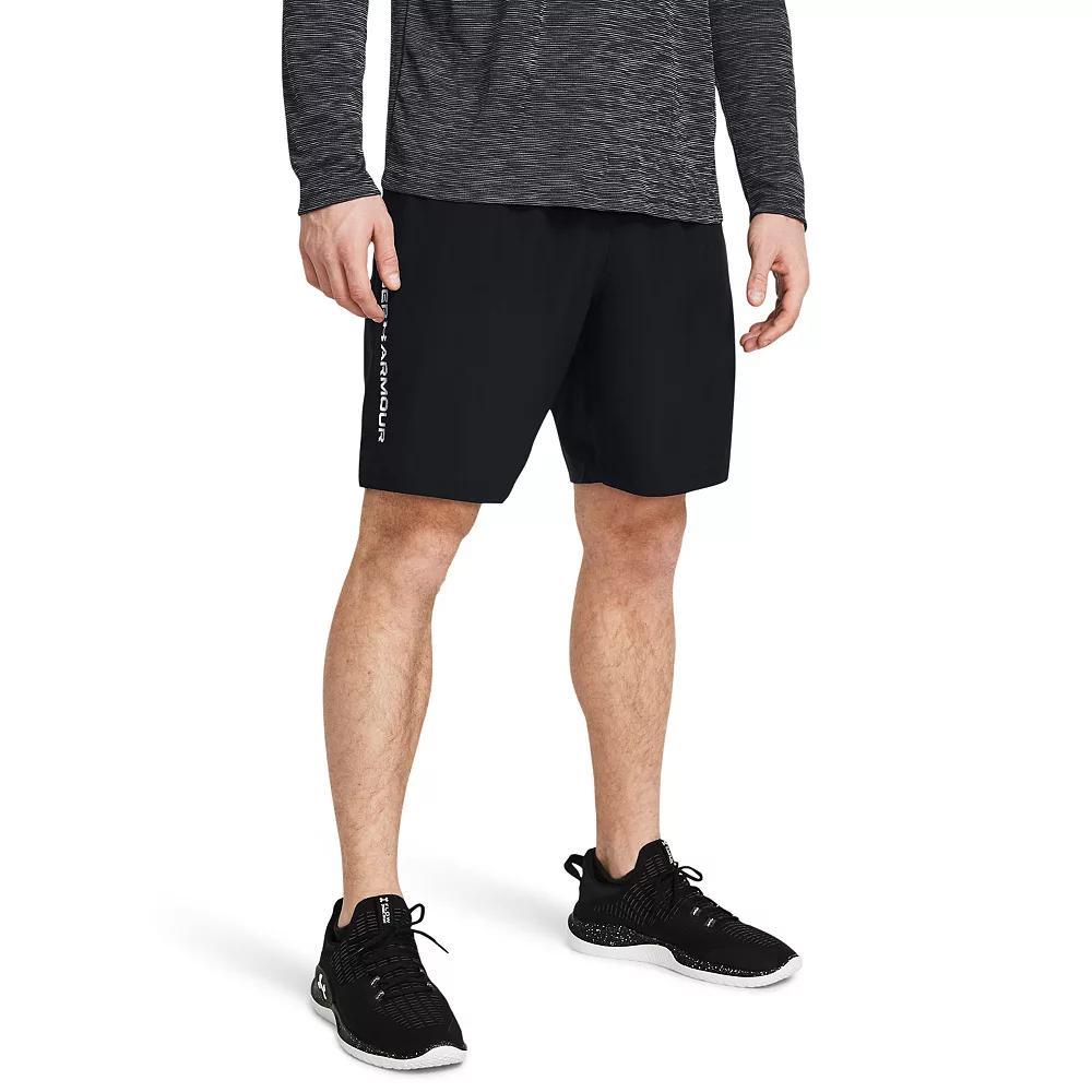 Big & Tall Under Armour Woven Wordmark Shorts, Men's, Size: XL Tall, Black Product Image