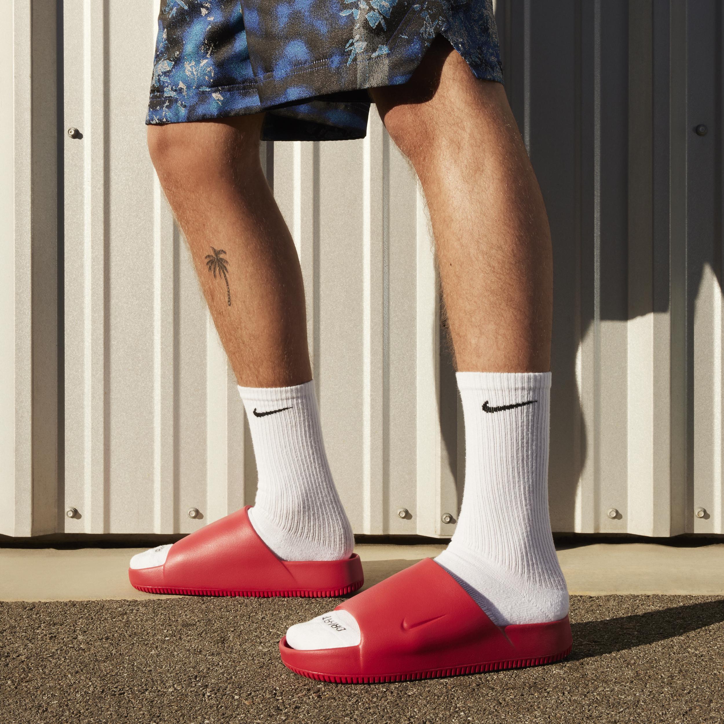 Nike Calm Men's Slide Sandals, Size: 15, University Red Product Image