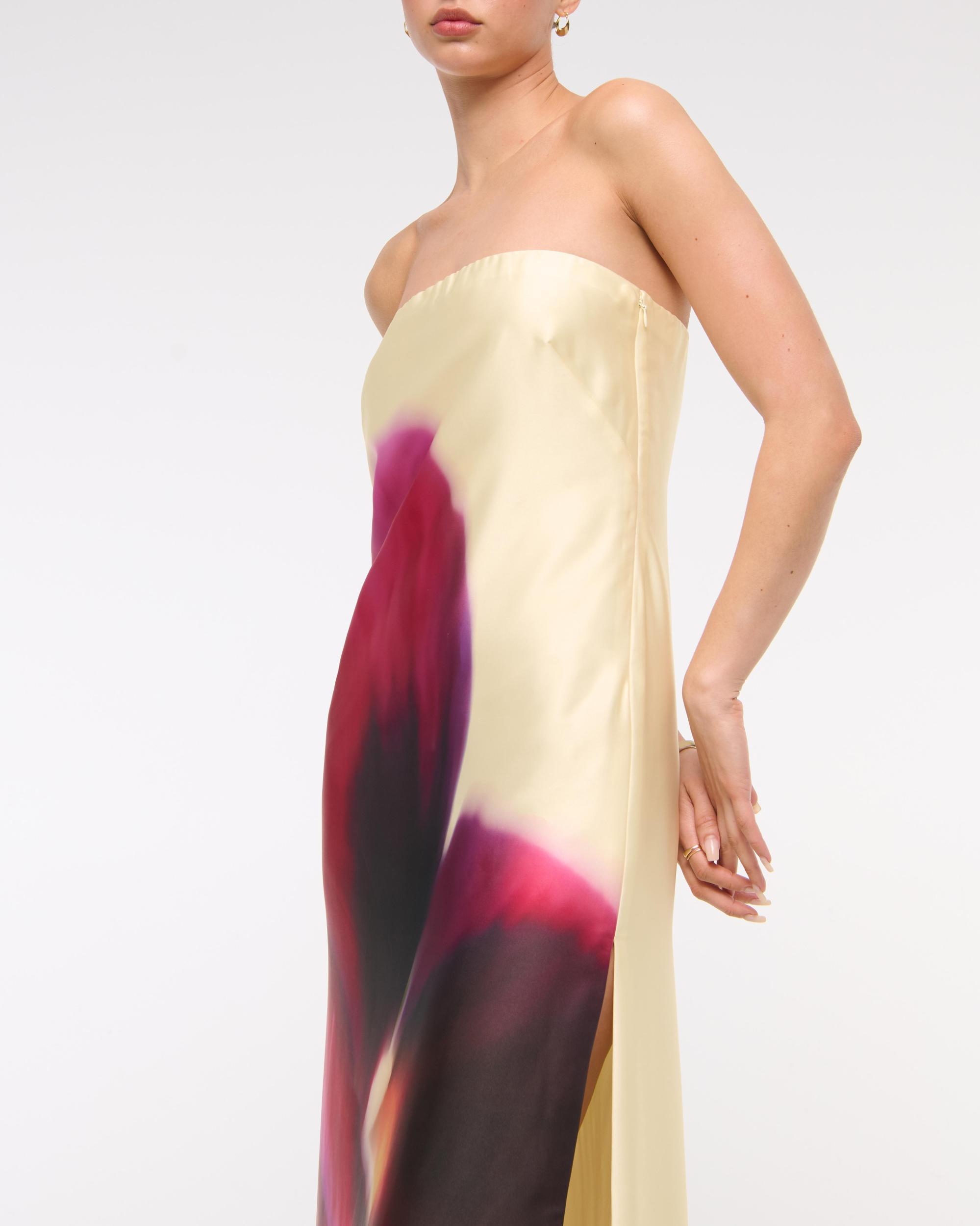 The A&F Julia Strapless Slip Maxi Dress Product Image