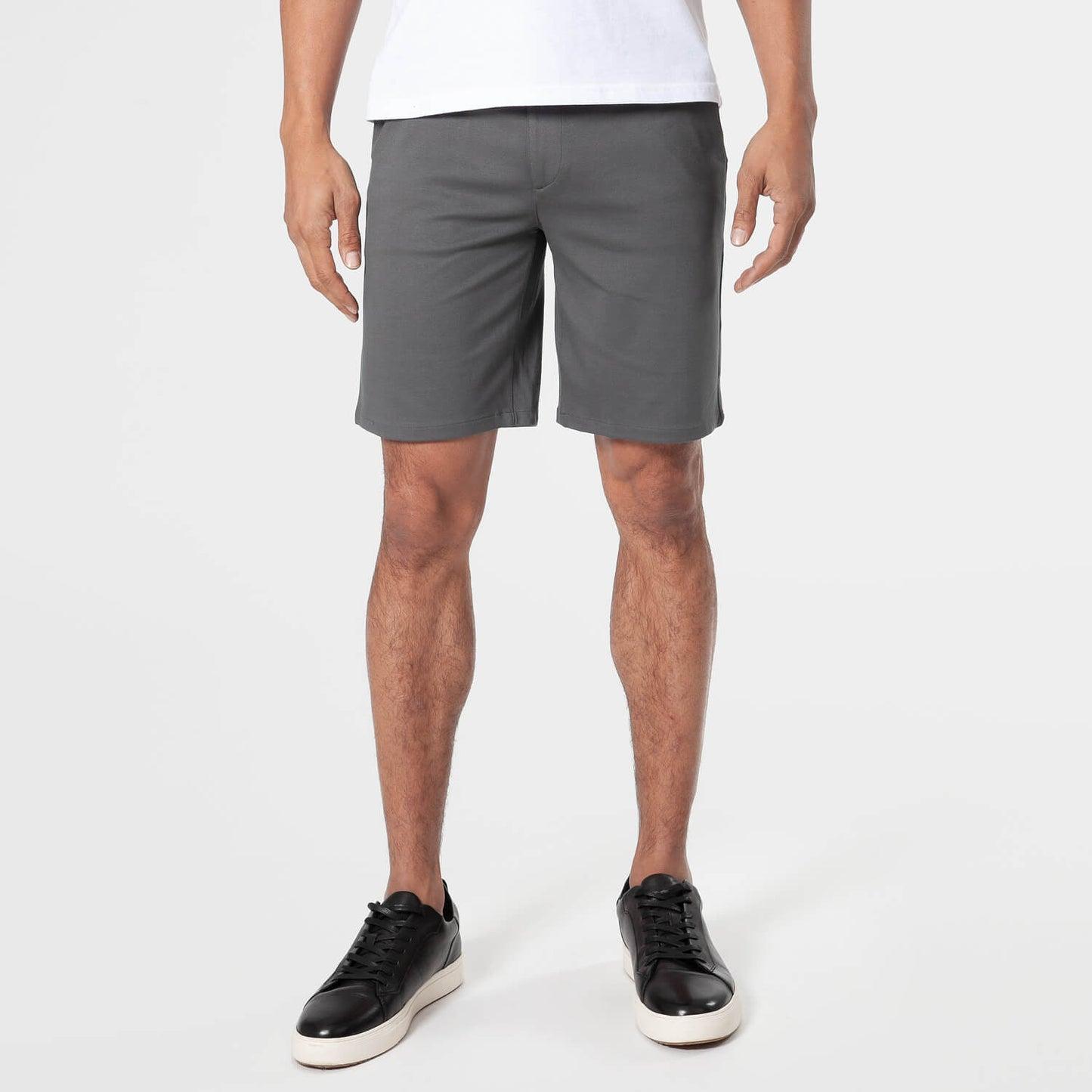 True Classic 9" Neutral Comfort Knit Men's Chino Shorts 3-Pack Product Image