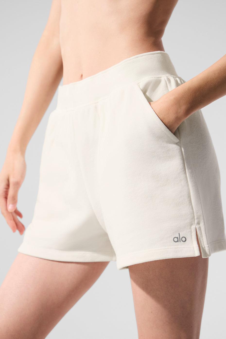 Low Key Sweat Short - Ivory Product Image
