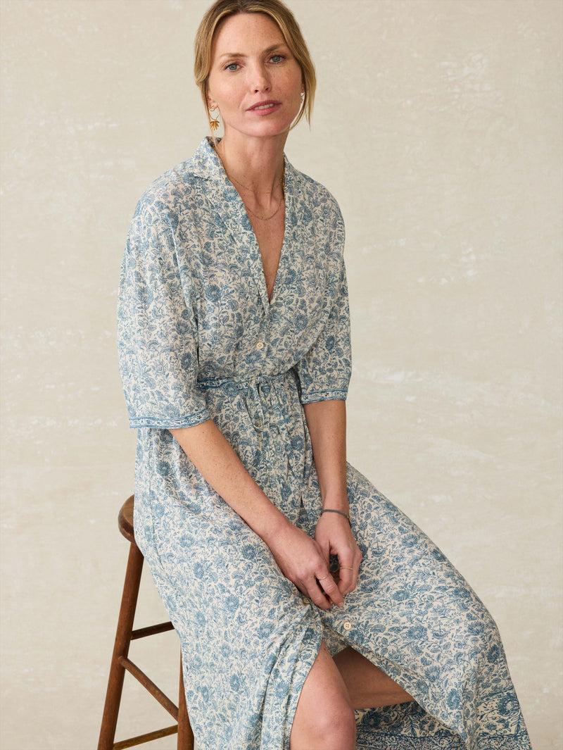 Island Dress - Blue Water Floral Product Image